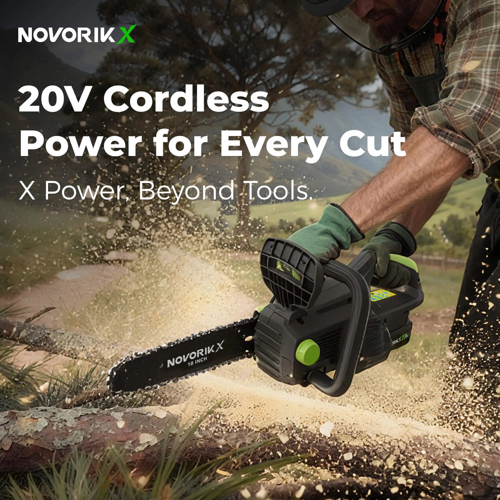 20V 10-Inch Electric Chainsaw NovorikX