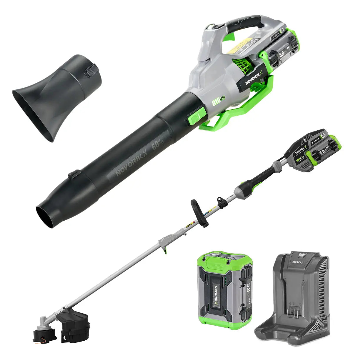 810 CFM 60V Electric Leaf Blower NovorikX