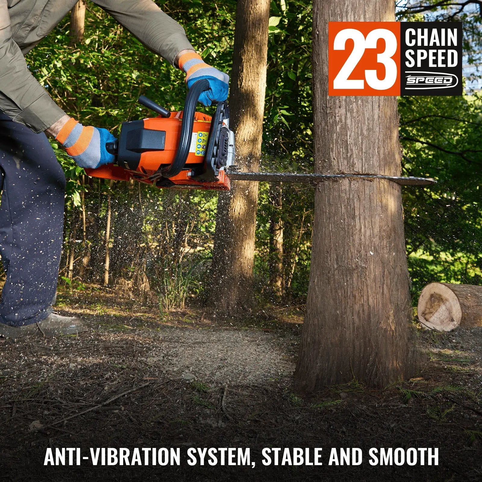 18/20-Inch Gas Powered Chainsaw (50CC) NovorikX