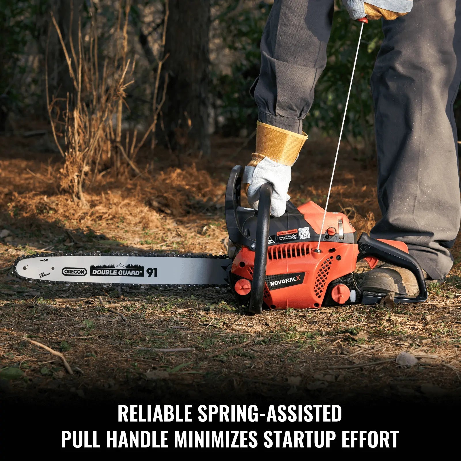 18/20-Inch Gas Powered Chainsaw (50CC) NovorikX