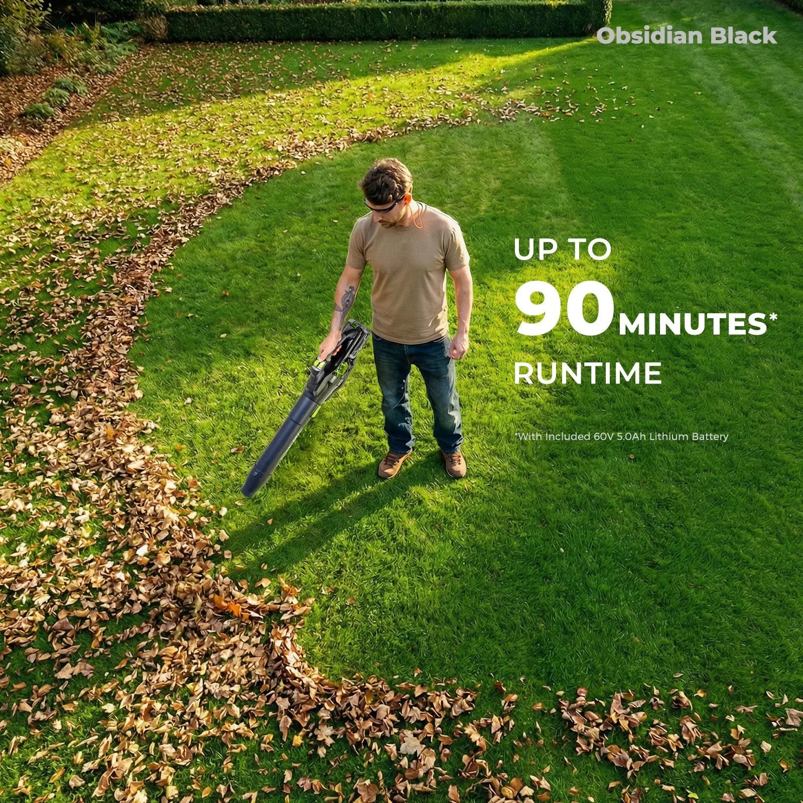 NovorikX Obsidian Black 60V Brushless 810CFM 190MPH Leaf Blower Kit NovorikX