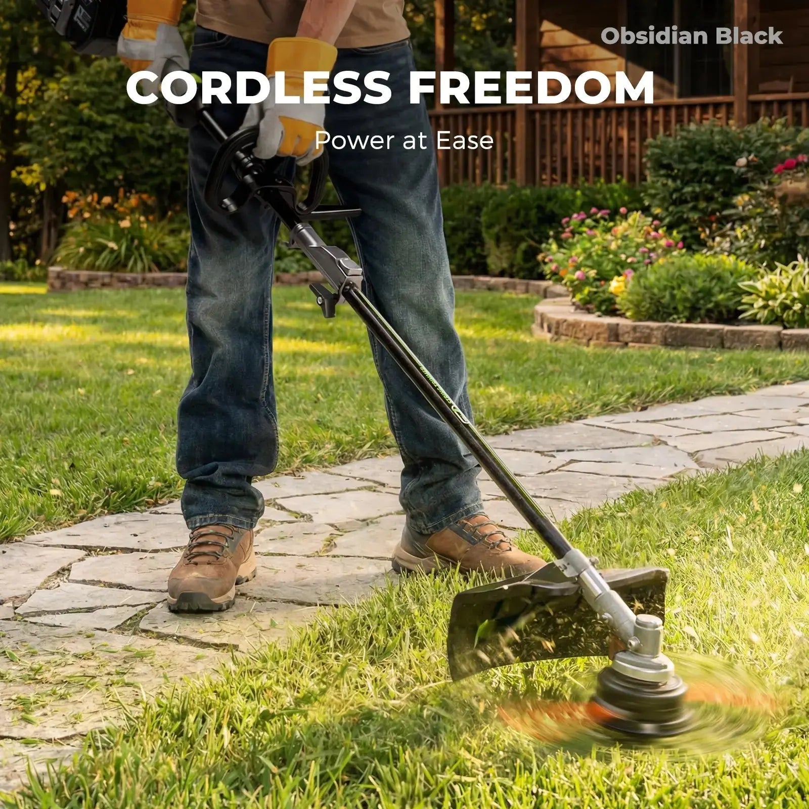 NovorikX Obsidian Black 60V Brushless Multi-Tool System 17-Inch String Trimmer Kit  NovorikX