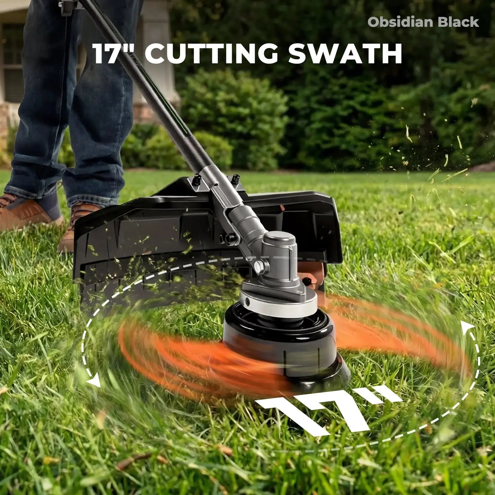 NovorikX Obsidian Black 60V Brushless Multi-Tool System 17-Inch String Trimmer Kit  NovorikX